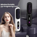 2 In 1 Straight Hair Comb Wireless Hair Straightener